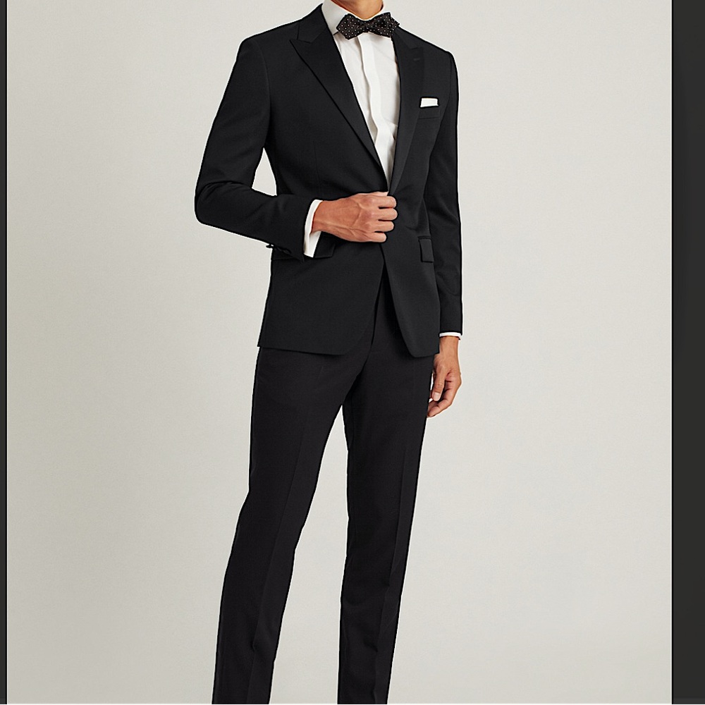 Bonobos Capstone Italian Wool Tuxedo 40R Slim *NEVER WORN OR TAILORED*